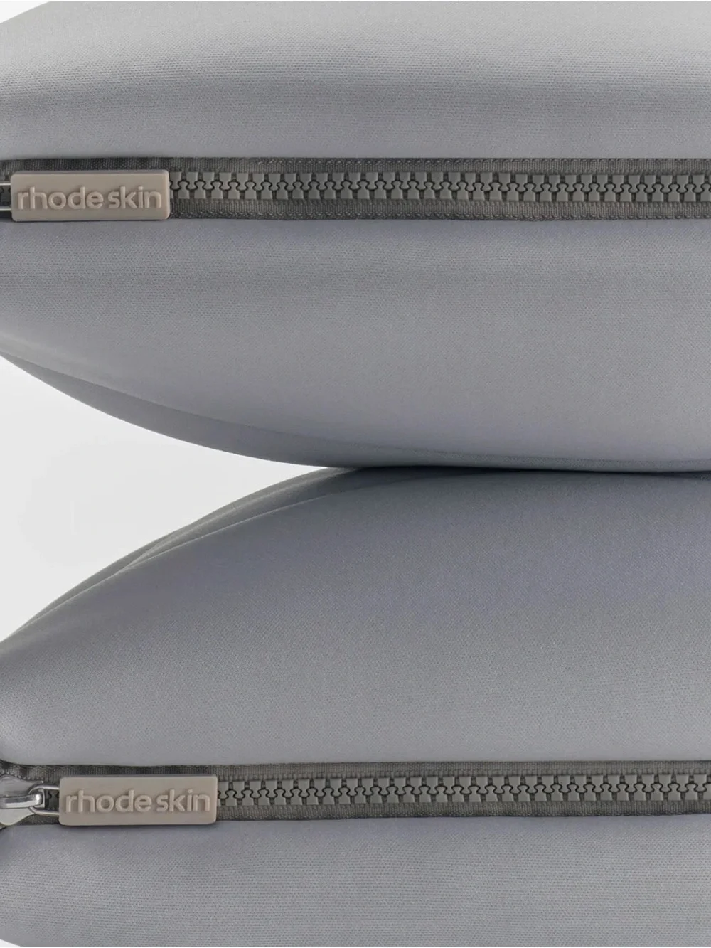 RHODE large bubble bag gray cosmetic makeup bag